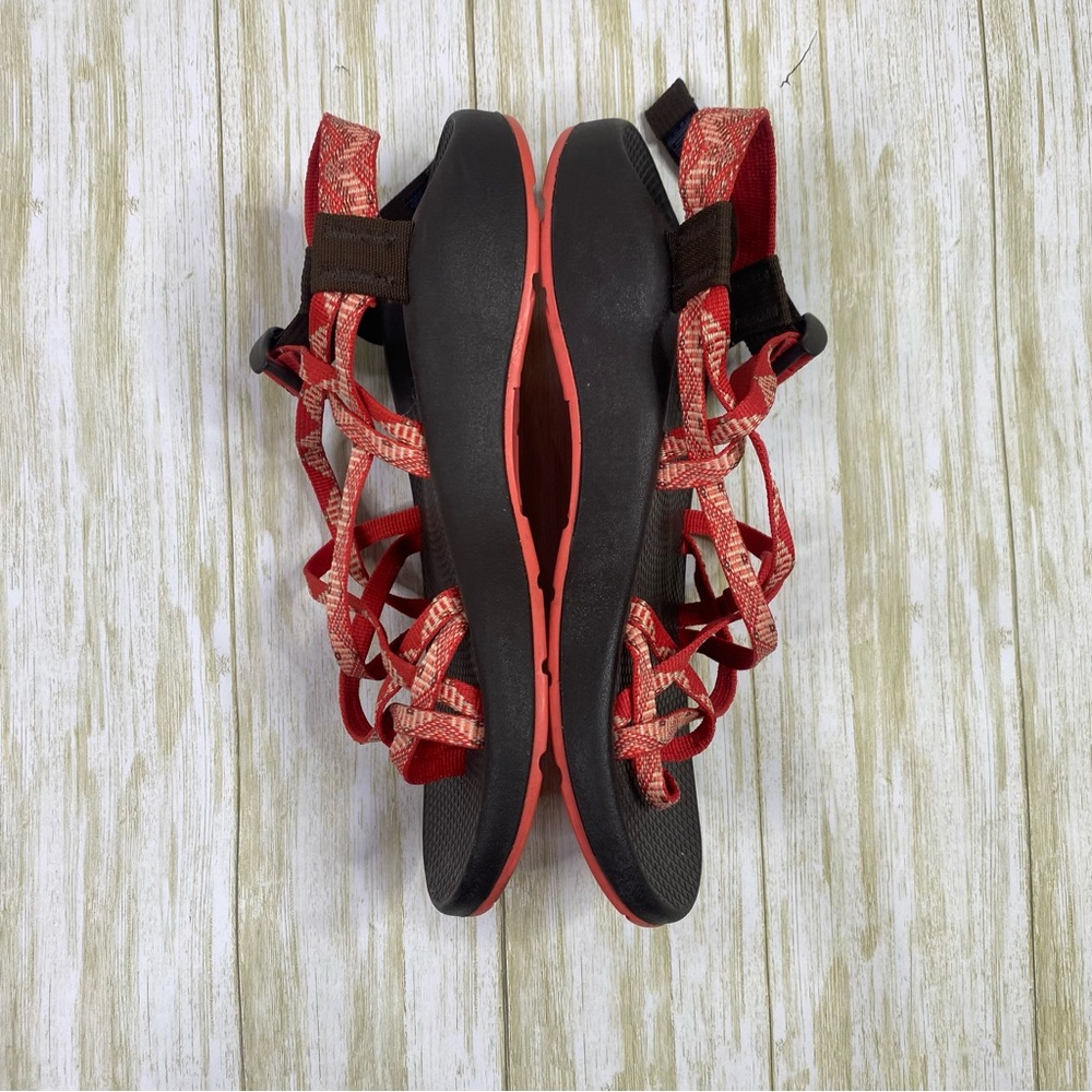 Chaco ZX/2 Classic Sandals in Red Orange - Picture 6 of 11